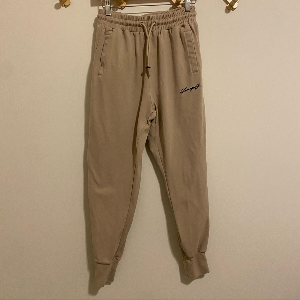 YoungLA Tan Cloud Joggers size Medium